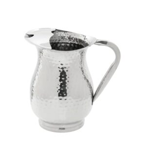 154 Hammered Stainless Steel Water Pitcher