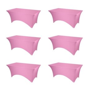 B Spandex Tablecloth Spandex Pink