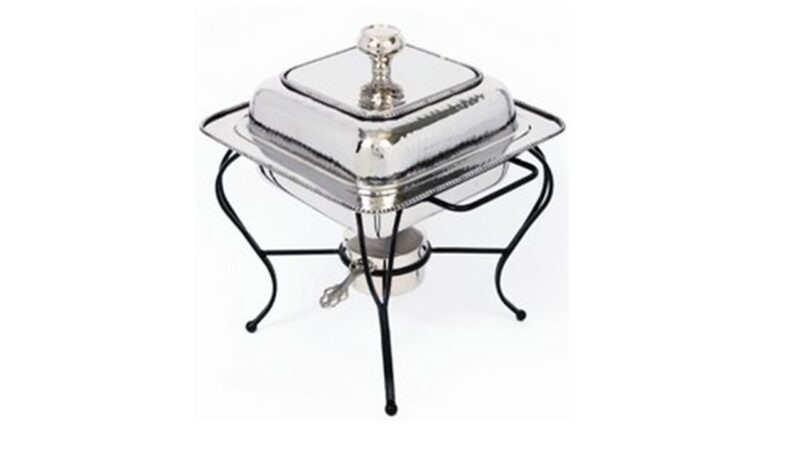 Hammered Stainless 4QT Square