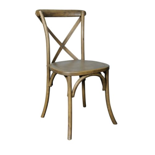 651 Cross Back Chair Rustic