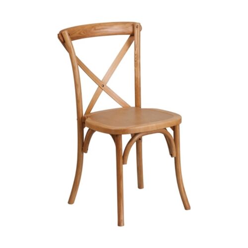 652 Cross Back Chair Oak