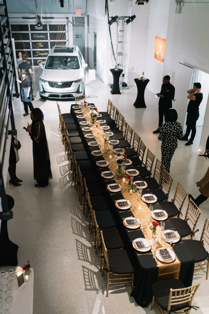Gold Flatware set up