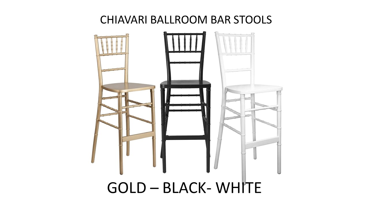 700 Ballroom Bar Stools Black