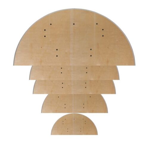 217 Half Round Tables