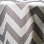 Three Inch Chevron Gray - Napkins