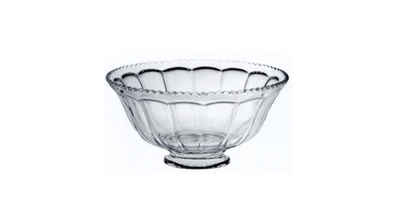 402 Large Glass Salad Punch Bowl