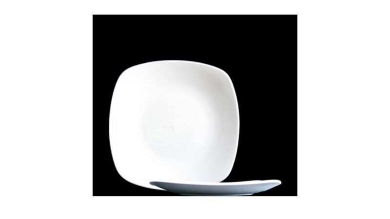 CA Coupe Lunch Square Plate