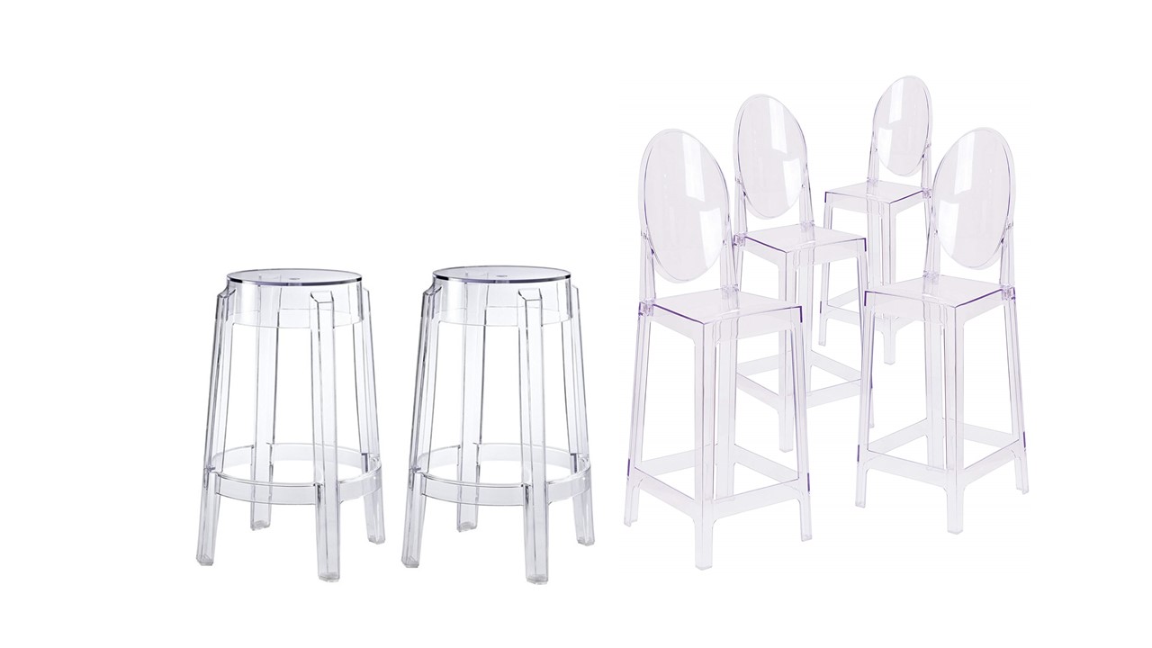 Clear Acrylic Bar Stools