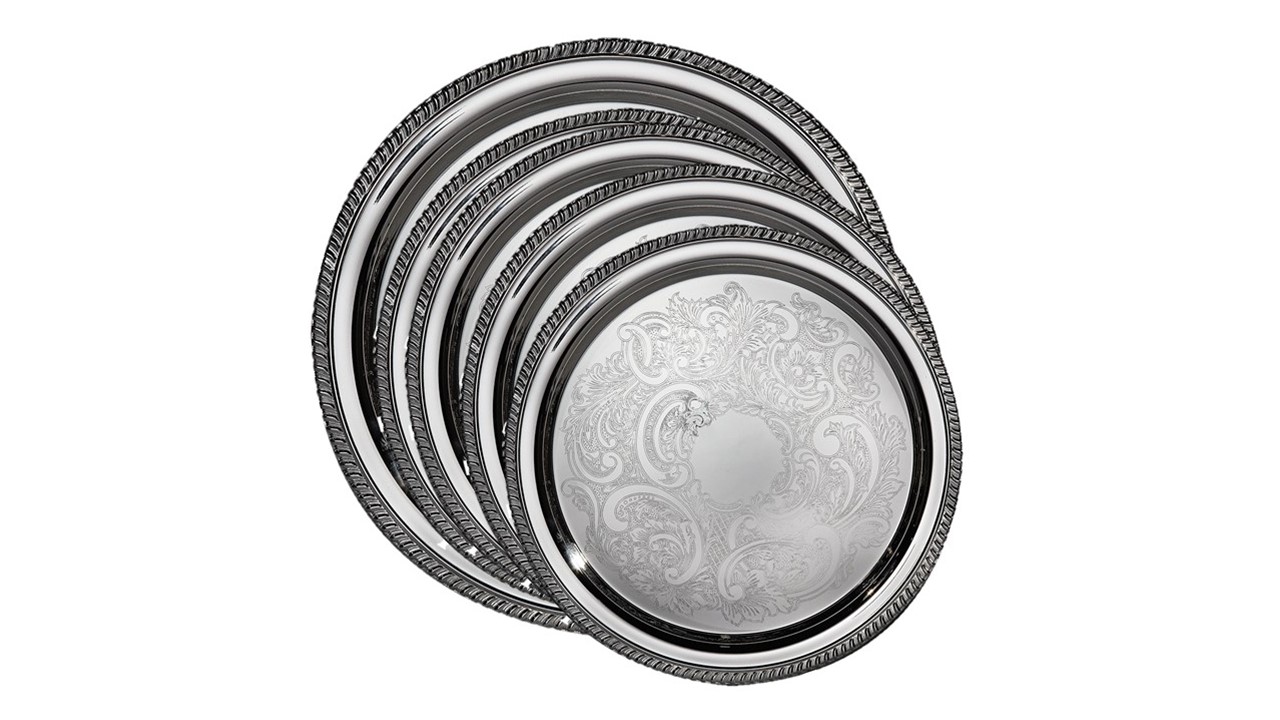 silver trays