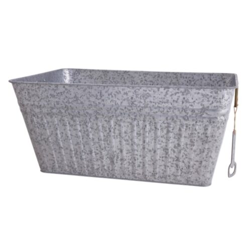 125 Galvanized Rectangle Ice Tub
