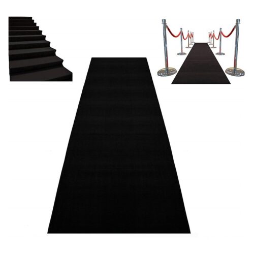 C Black Carpet Runners
