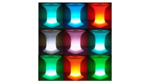 Led Light with Spandex White