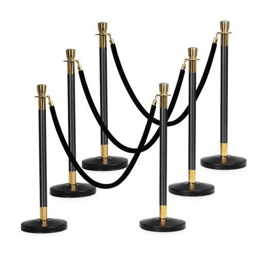 A1B Gold And Black Stanchions