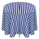 A Three Inch Stripe Blue & White - Napkins