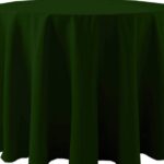 Basic Polyester  Hunter Green - 84 - round