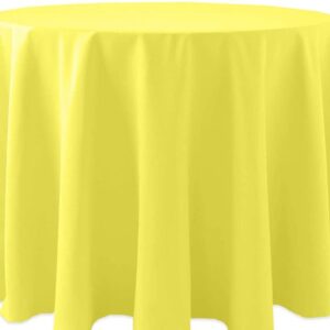 Basic Polyester Lemon Yellow