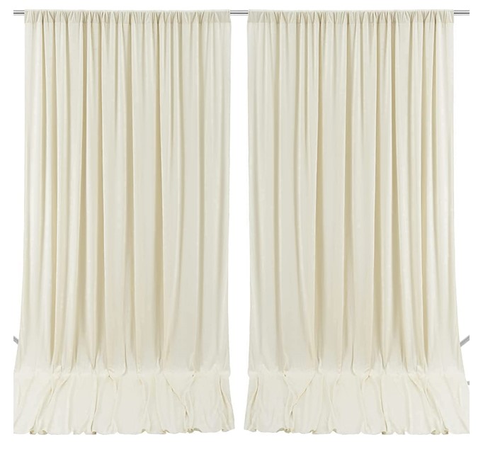 Ivory Pipe and Drape