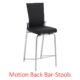 599 Madison Modern Motion Back Bar-Stool - Madison Modern Motion Back Bar-Stool Black