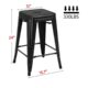 711 Bar Stools Aluminum Counter Height - Bar Stools Aluminum Counter Height Black